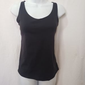 NWT PrAna Women's Athletic Built in Support Active Wear Top Black